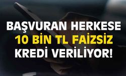 10 bin TL'lik 1 yıl ödemeli faizsiz kredi paketi!