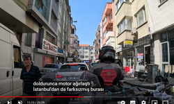 Motosikletli youtuberler de Uşak'ın trafiğine hayret etti
