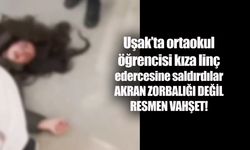 Uşak’ta ortaokul öğrencisi kızı linç edercesine dövdüler! Kan donduran görüntüler!