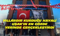 Yıllardır kurduğu hayali, Uşak'ın güzde yerinde gerçekleştirdi