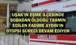 Eşme'deki evinde ölü bulunan Fadime Aydın'ın sobadan zehirlendiği tahmin ediliyor