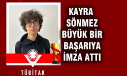 Uşak Fen Lisesi'nden Kayra Sönmez, Türkiye'yi temsil edecek!