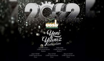 Uşak OSB Yönetim Kurulu Yeni yıl mesajı