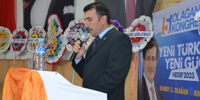 Uşak AK Parti'den istifa eden İlçe Başkanı açıklama yaptı
