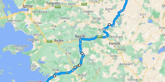 Uşak'tan Bodrum kaç km ve nasıl gidilir?