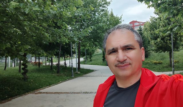 İsmail Güneş, sabah yürüyüşünde de siyaseti bırakmadı
