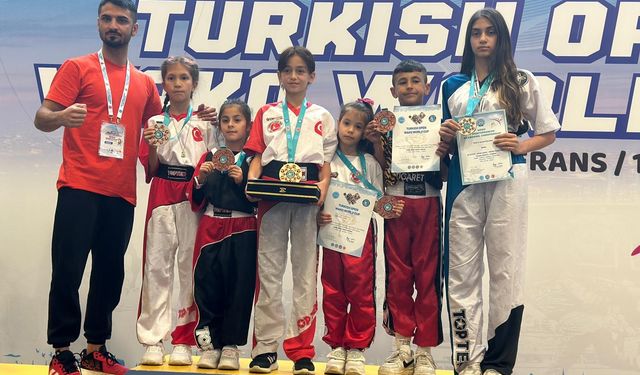 Uşaklı sporcular 1 altın, 2 gümüş ve 2 bronz madalya kazandı