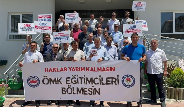 Uşak Eğitim Bir Sen, öğretmenlerin hakları için açıklama yaptı