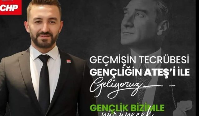 Uşak CHP Merkez İlçe Gençlik Kolları Başkanlığına Harun Ateş seçildi