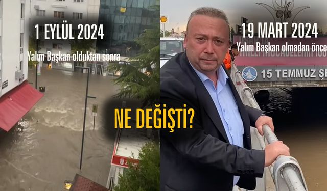 Uşak'ı 102'inci kurtuluş yılında sel aldı! Adayken 'yaptığınız işi düzgün yapın' diye Yalım, altyapıyı es mi geçti?