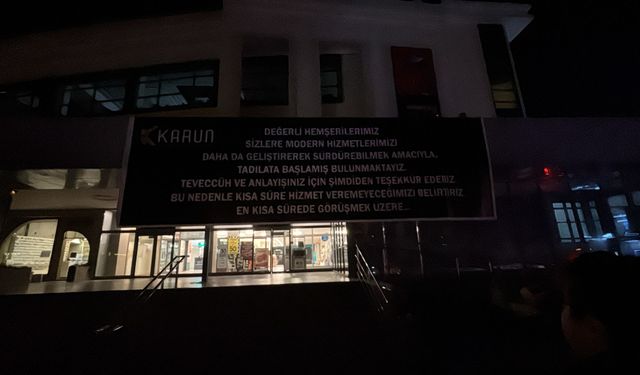 Tadilata giren Karun AVM bir süreliğine kapalı olacak!