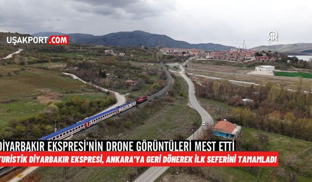 Turistik Diyarbakır Ekspresi'nin drone görüntüsü büyüledi!