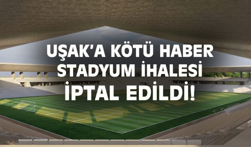 Uşakspor taraftarına kötü haber
