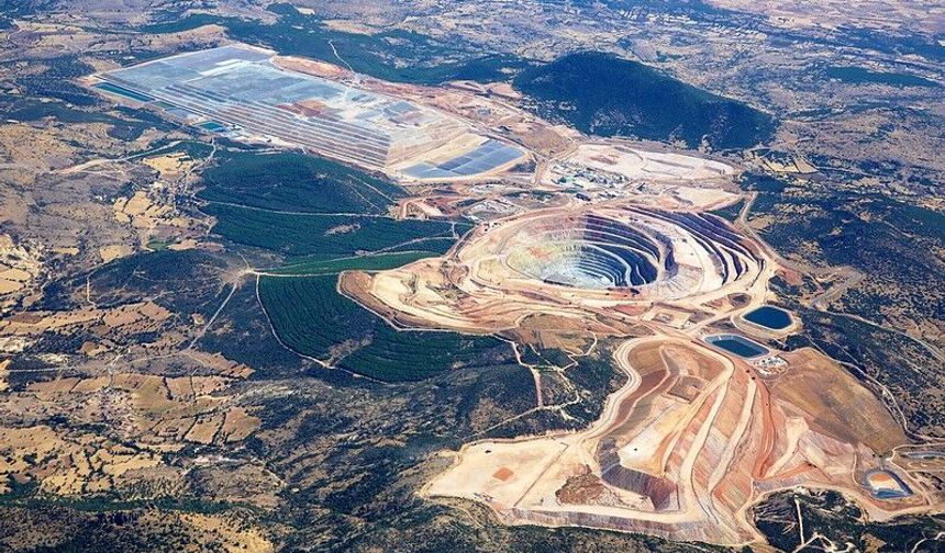 Uşak'taki altın madeninde yapılan üretim, geçen yılın yarı seviyesinde seyrediyor!