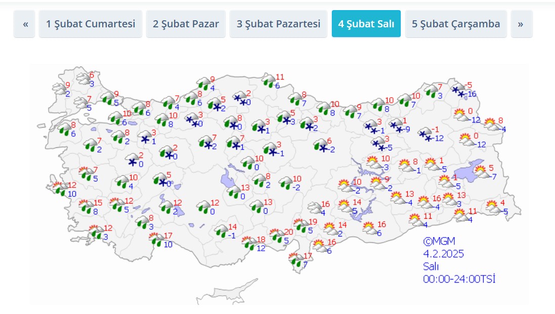 Şubat Kar Ilk Foto